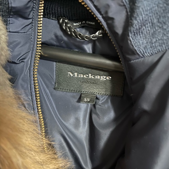 Women’s Mackage Jacket Navy Small - Picture 2 of 8